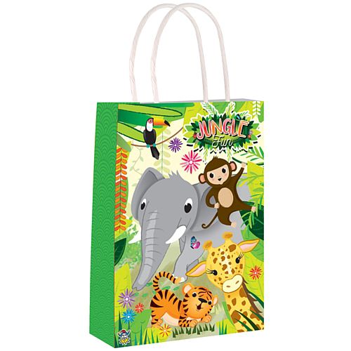 Jungle Paper Party Bags - 21cm - Each
