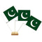 Pakistan Paper Table Flags 15cm on 30cm Pole