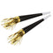 Black Foil Horns with Golden Tassels - 9