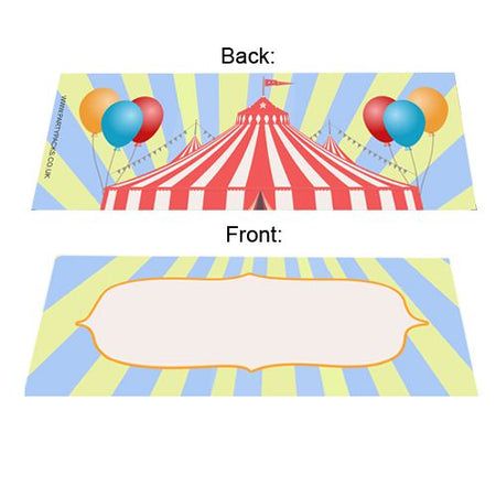 Circus Placecards - Pack of 8