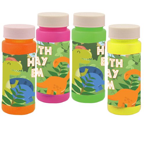 Personalised Bubbles- Dinosaur- Pack Of 8