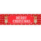 Rudolph Merry Christmas Banner - 1.2m