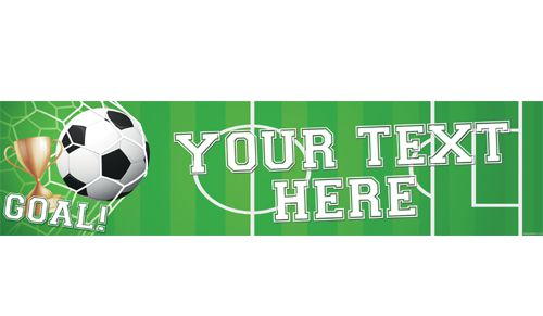 Football Personalised Banner - 1.2m