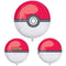 Pokemon Pokeball Orbz Spherical Foil Balloon - 38cm