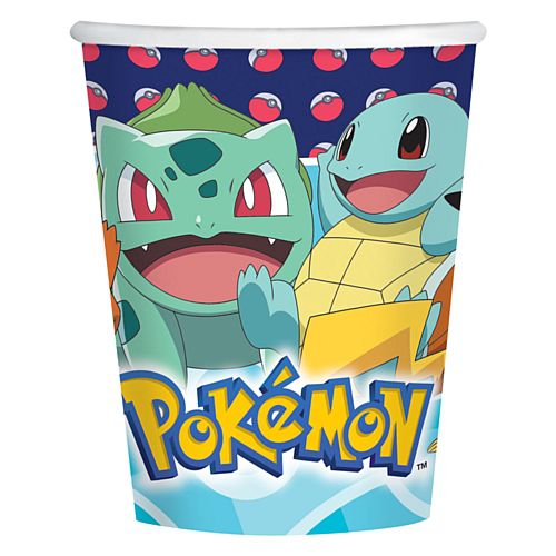 Pokémon Paper Cups - 250ml - Pack of 8