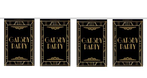 Gatsby 1920's Flag Interior Bunting - 2.4m