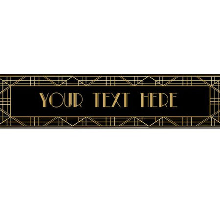 Gatsby Personalised Banner - 1.2m