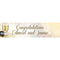 Celebration Champagne Personalised Banner - 1.2m