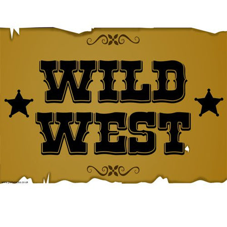 Western Cowboy Poster- A3