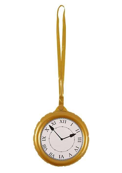Inflatable Jumbo Clock with Necklace - 24.5cm