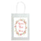 Personalised Boho Flowers Paper Party Bags - Pack of 12