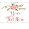 Boho Flowers Personalised Poster- A3