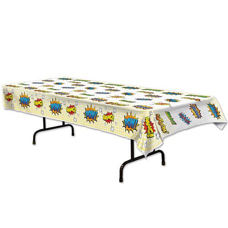 Superhero Comic Tablecloth - 2.74m