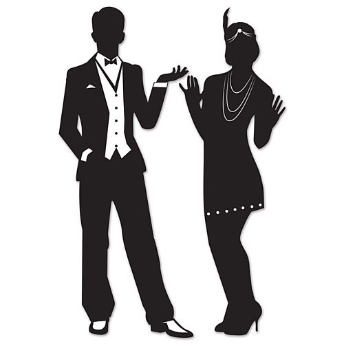 Gatsby Silhouettes - 94cm - Pack of 2