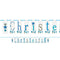Blue Christening Flag Bunting - 1.75m