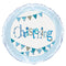 Blue Christening Foil Balloon - 18