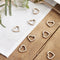 Wooden Heart Table Confetti- Pack Of 25