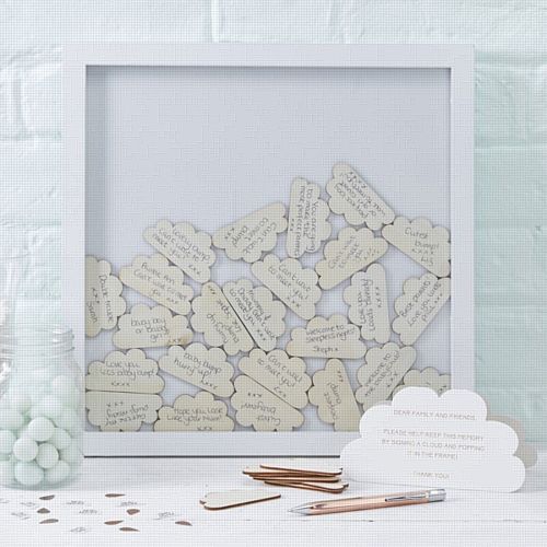 Baby Shower Cloud Frame Guest Book- 40cm