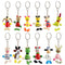 Wooden Animal Keyring - Assorted Designs - 5cm