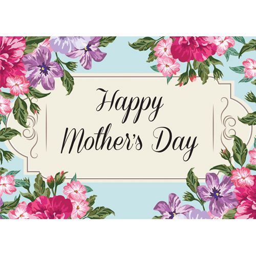 Mother's Day Flowers Poster- A3
