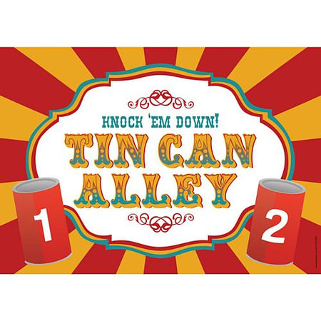 Fundraising Tin Can Alley Sign Poster - A3