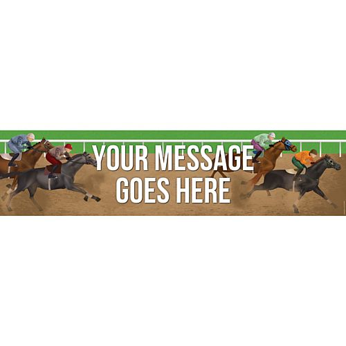 Horse Racing Personalised Banner - 1.2m