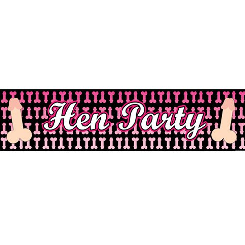 Willy Hen Party Banner 1.2m