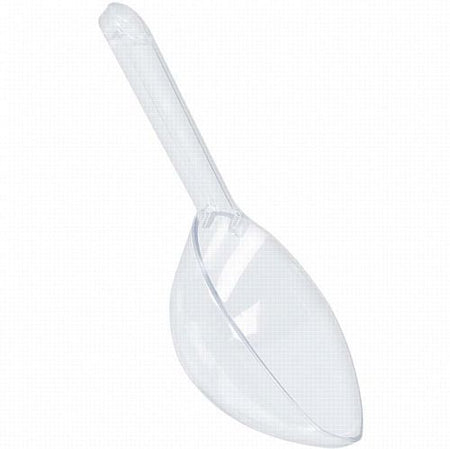 Candy Buffet Clear Plastic Scoop - 16.5cm