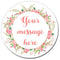 Personalised Badge 58mm- Boho Flowers