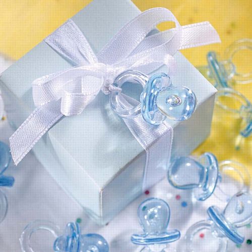 Blue Crystal Dummy Favours 2.5cm- Pack of 18