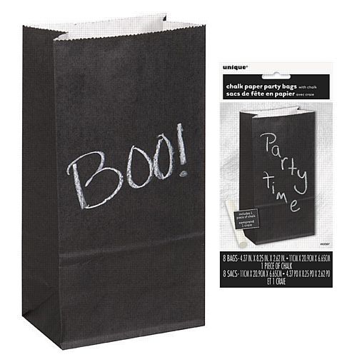 Chalk Paper Party Bag Including Chalk - Pack of 8