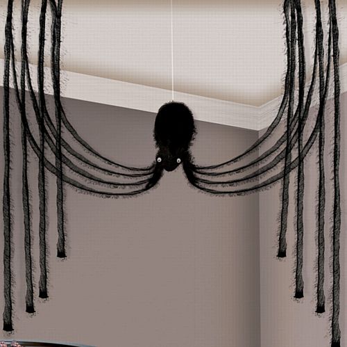 Large Fabric Spider Decoration - 1.9m
