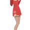 Gatsby 1920's Flapper Girl in Red Cardboard Cutout - 1.78m