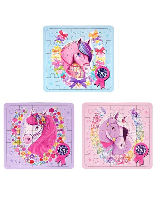 Pony Puzzle - 13cm - Assorted - Each