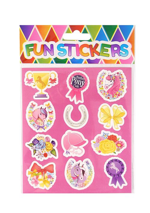 Pony Stickers - 11.5cm - Sheet of 12