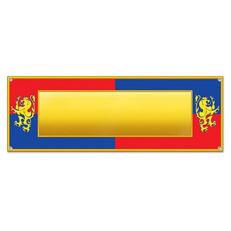 Add Your Own Message Medieval All Weather Sign Banner - 1.52m
