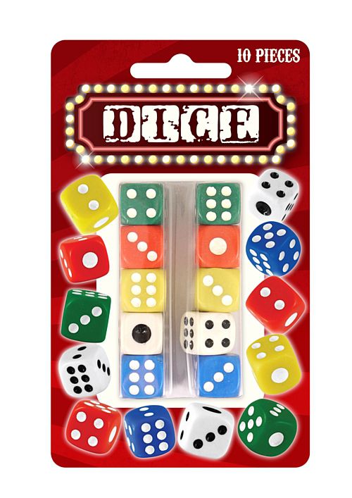 Dice - 1cm - Set of 10