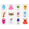 Mini Monster Tattoos - Assorted Designs - 4cm - Pack of 12