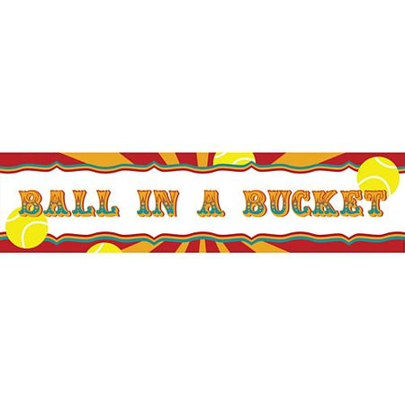 Fundraising Ball In A Bucket Banner - 1.2m