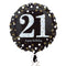 Gold Celebration 21st Birthday Foil Balloon - 18