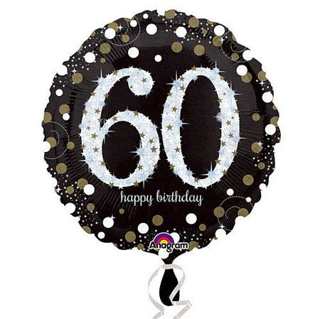Gold Celebration 60th Birthday Foil Balloon - 18