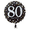Gold Celebration 80th Birthday Foil Balloon - 18