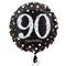 Gold Celebration 90th Birthday Foil Balloon - 18