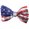 American Flag Sequin Bow Tie