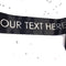 Black Personalised Sash- 50mm