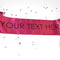 Hot Pink Personalised Sash- 50mm