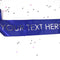 Royal Blue Personalised Sash- 100mm