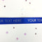 Royal Blue Personalised Ribbon- 25mm- 1 Metre