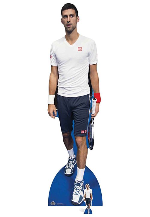 Novak Djokovic Cardboard Cutout - 1.86m