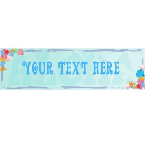 Under The Sea Personalised Banner - 1.2m